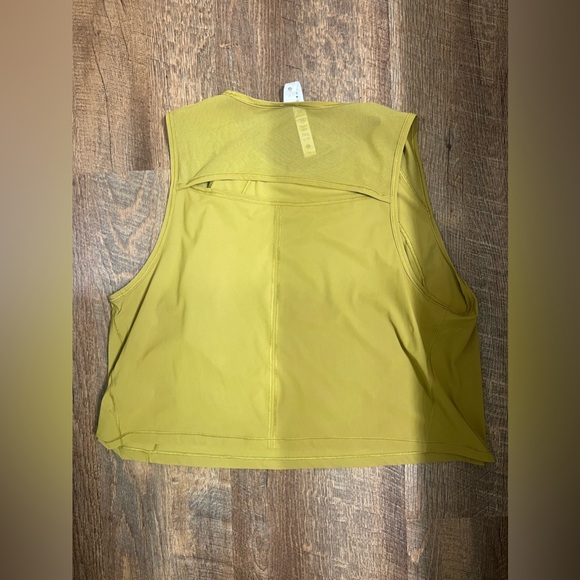 Lululemon cropped sculpt tank top size 12 grape leaf - Picture 4 of 5